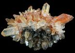 Orange Creedite Crystal Cluster - Durango, Mexico #51643-1